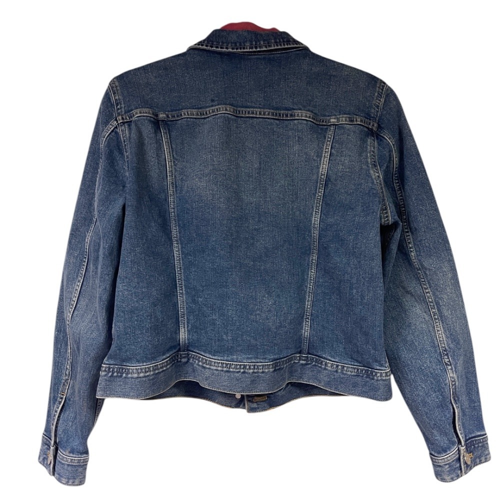 J. Crew Denim Jacket M‎ Button Front - image 5